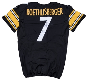 2014 Ben Roethlisberger Game Used & Signed Pittsburgh Steelers Home Jersey (MEARS A10 & Beckett)